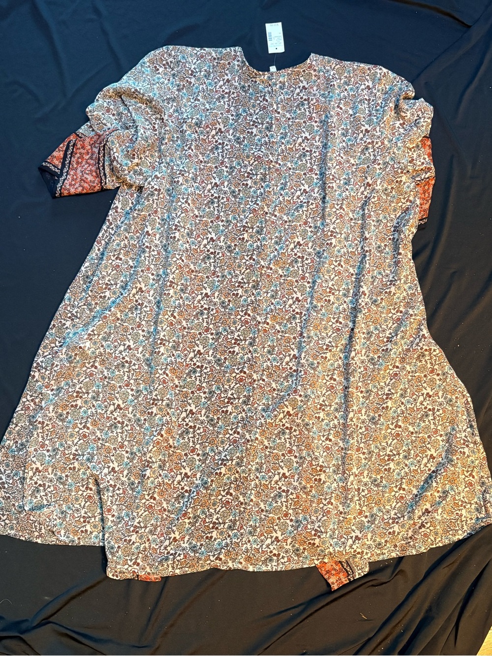 Maurices Floral Print Short Sleeve kimono NWT